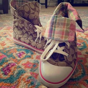 Coach high top sneakers